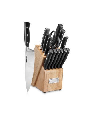 Cuisinart Classic 15pc Forged Triple Rivet Cutlery Block Set - C77tr-15p