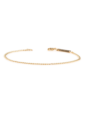 14k Extra Small Curb Chain Bracelet