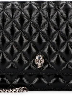 Alexander Mcqueen Small Skull Detailed Crossbody Bag