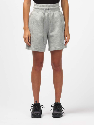 Women's Fleece Shorts In Dark Grey Heather