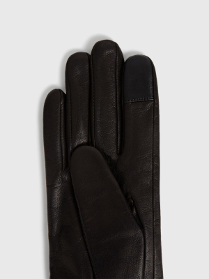 Zipper Leather Touch Gloves Zipper Leather Touch Gloves