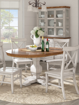 South Hill Oval Extendable Pedestal Base Dining Table - Inspire Q®