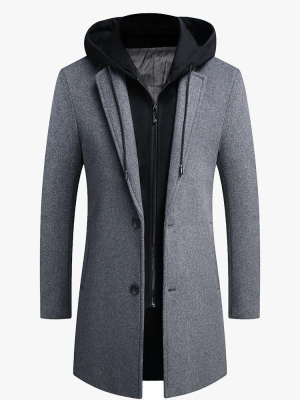 Pologize™ Mid-length Woolen Coat