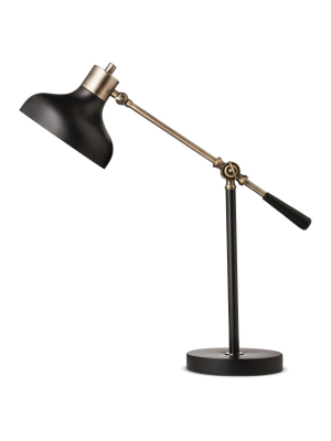 Crosby Schoolhouse Desk Lamp Black - Threshold™