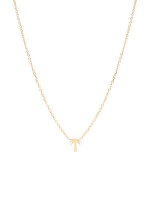 14k Itty Bitty Palm Tree Necklace