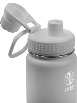 Takeya 22oz Actives Insulated Stainless Steel Water Bottle With Spout Lid