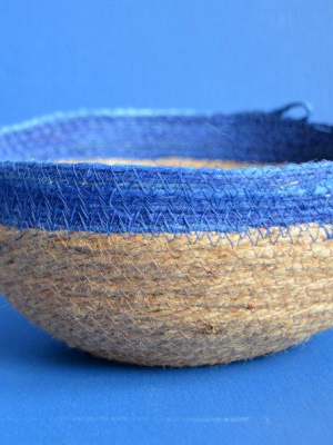 Small Bowl - Jute And Blue