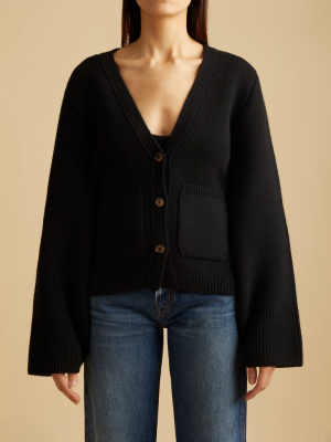 The Scarlet Cardigan In Black