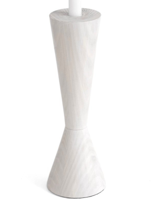Laven X Provide - Conic Candleholder Large - White Ash