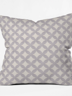 Holli Zollinger Junglia Weave Throw Pillow -deny Designs