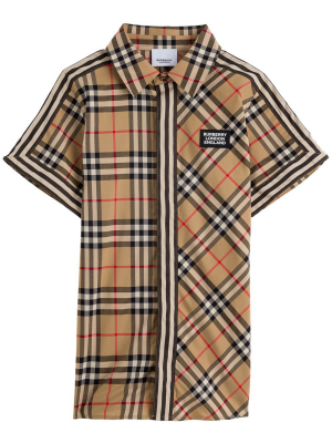 Burberry Kids Vintage Check Short Sleeve Shirt