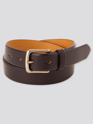 Men Italian Saddle Leather Belt