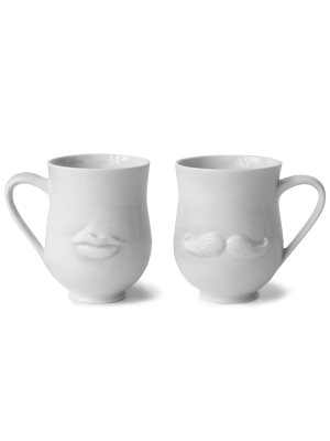 Mr. & Mrs. Reversible Mug (set Of 2)