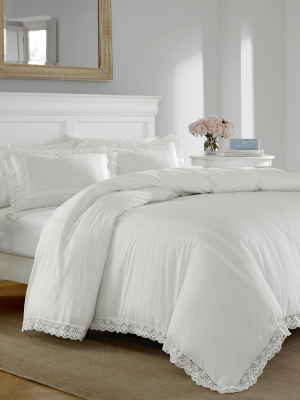 Laura Ashley Annabella Comforter Set White