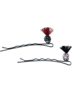 Sprouting Crystal Bobby Pins