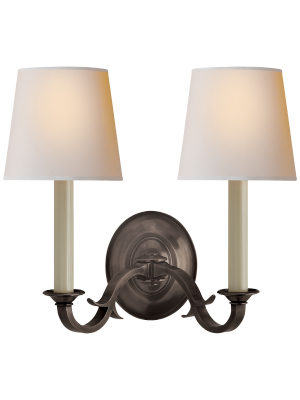 Channing Double Sconce In Various Colors