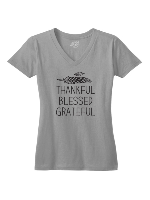 Thankful Blessed Grateful Tshirt
