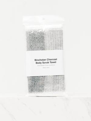 Morihata Binchotan Charcoal Body Scrub Towel