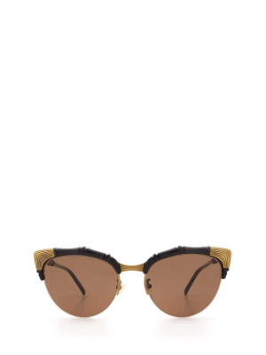 Gucci Eyewear Cat Eye Frame Sunglasses