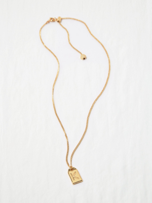 Aerie Monogram K Necklace