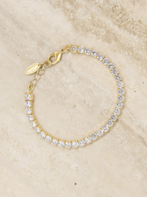 Giselle Sparkle Crystal 18k Gold Plated Bracelet