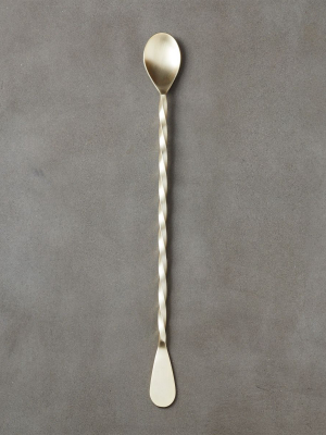 Brushed Gold Cocktail Stirrer