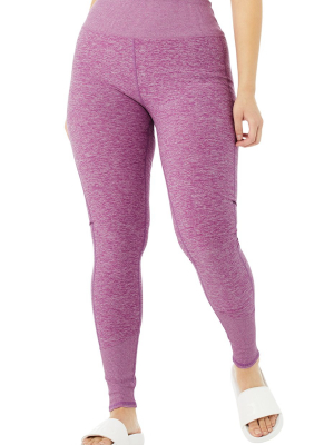 Alo Yoga High-waist Alosoft Lounge Legging - Electric Violet Heather -  Autumn