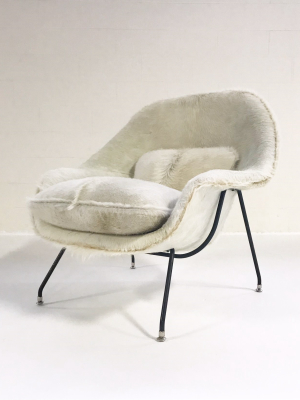 Bespoke Womb Chair In Brazilian Cowhide