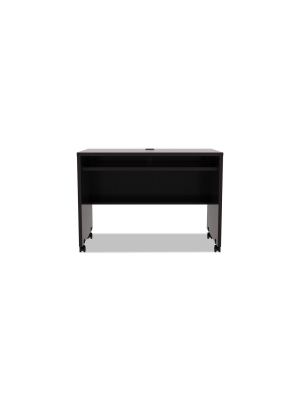 Alera Valencia Series Mobile Workstation Desk, 41 3/8 X 23 5/8x 29 5/8, Espresso Va204224es