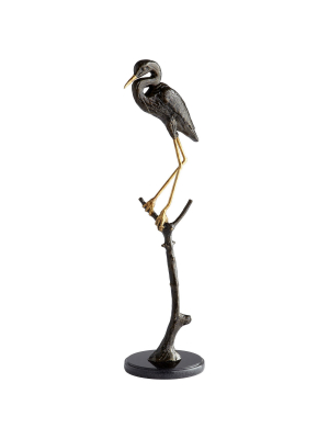 Midnight Avian Sculpture