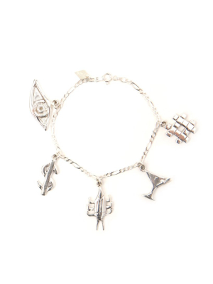 The New York Nightlife Charms Bracelet