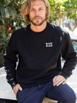 Rad Dad Mens Sweatshirt - Black