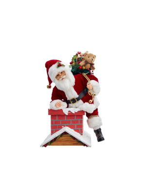 Kurt Adler 16" Kringle Klaus Chimney Santa