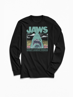 Jaws Amity Island Regatta Long Sleeve Tee