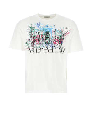 Valentino Graphic Logo Print T-shirt