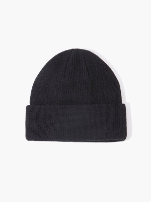 Ribbed Foldover Beanie