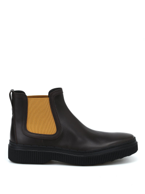 Tod's Contrast Chelsea Boots