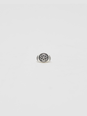 Club Ring, Small, Sterling