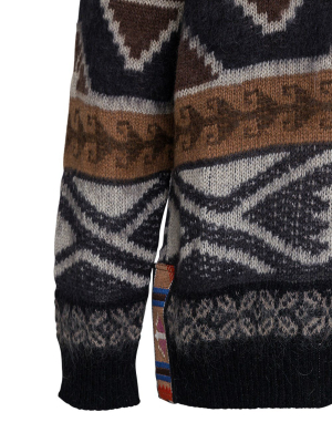 Etro Pattern Intarsia Knit Sweater