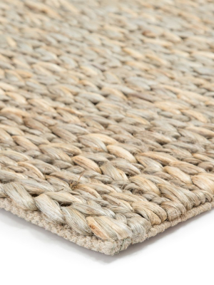 Calista Natural Solid Tan & Gray Area Rug