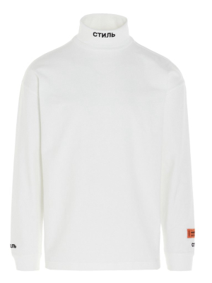 Heron Preston Logo Patch Turtleneck Sweatshirt