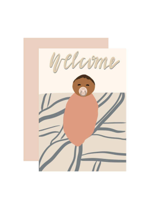 Welcome Baby Unisex Card - Amp4