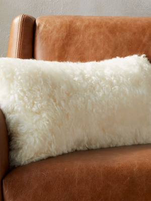 23"x11" Icelandic Shorn Sheepskin Pillow