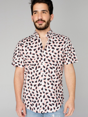 Buddylove Robert Button Down Dress Shirt - Flamingo