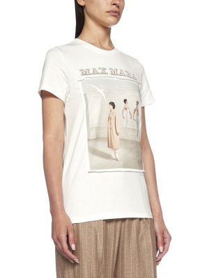 Max Mara Graphic Print Crewneck T-shirt