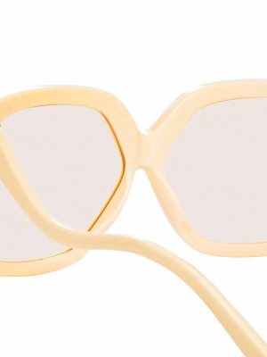 Linda Farrow Dare C4 Oversized Sunglasses