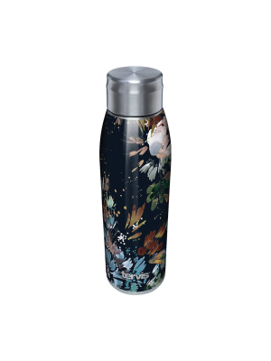 Tervis 17oz Stainless Steel Water Bottle - Kelly Ventura Midnight Garden