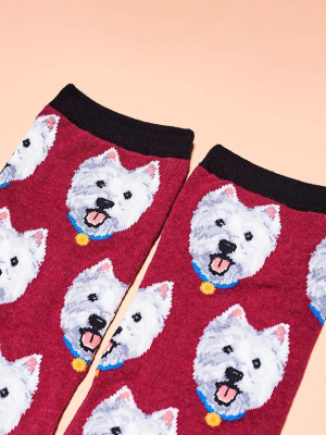 Westies Berry - Women's Novelty Socks