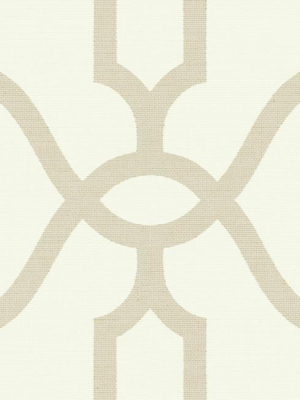 Woven Trellis Wallpaper In Embossed Letter From Magnolia Home Vol. 2 By Joanna Gaines