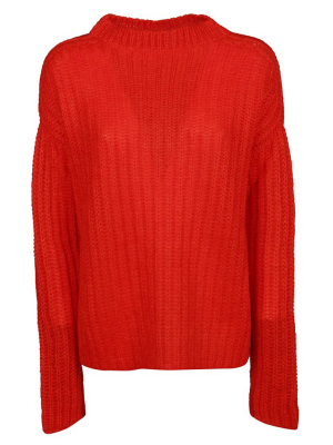 Marni Ribbed Crewneck Pullover Jumper